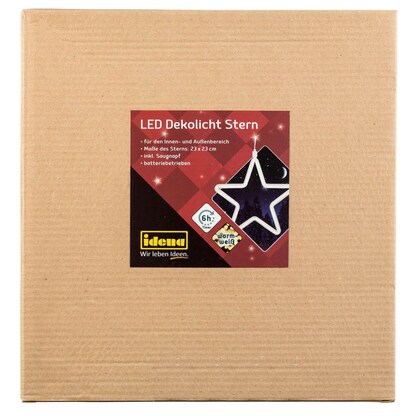 Artikelbild 2 für Idena Dekostern LED Dekoleuchte weiß, 1 St., Artikelnummer 351183