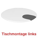 Artikelbild 1 für Kerkmann Move 1 Kabeldurchführung 6,0 cm weiß, Artikelnummer 487381