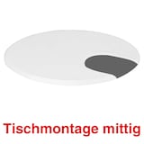 Artikelbild 1 für Kerkmann Move 1 Kabeldurchführung 6,0 cm weiß, Artikelnummer 487391