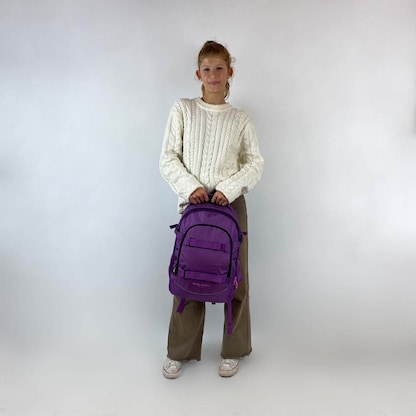 Artikelbild 4 für Walker Schulrucksack Fame 2.0 Uni Kunstfaser lila, Artikelnummer 876997
