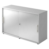 Artikelbild 1 für HAMMERBACHER Schiebetürenschrank, V1752S/5/S/RE lichtgrau, silber 1 Fachboden 120,0 x 40,0 x 74,8 cm, Artikelnummer 375638