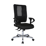 Artikelbild 1 für Topstar Bürostuhl Open XT (N), OX790U G200 Stoff schwarz, Gestell chrom, Artikelnummer 669650