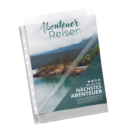 Artikelbild 2 für office discount Prospekthüllen DIN A4 glasklar glatt 0,06 mm, 100 St., Artikelnummer 187245