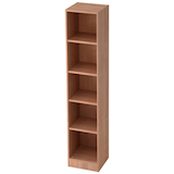 Artikelbild 1 für HAMMERBACHER Aktenregal 6040 nussbaum 40,6 x 40,0 x 200,4 cm, 1 St., Artikelnummer 865954