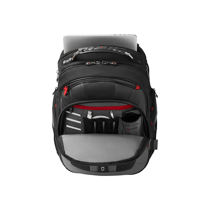 Artikelbild für WENGER Laptop-Rucksack Pegasus Kunstfaser schwarz/grau 25,0 l bis 43,2 cm (17 Zoll), Artikelnummer 926939