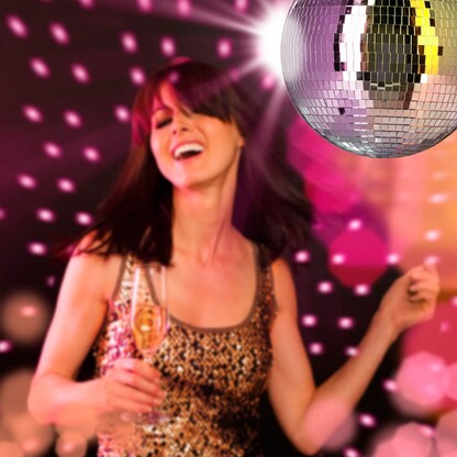 Artikelbild 3 für relaxdays Discokugel silber Ø 30,0 cm, 1 St., Artikelnummer 644114