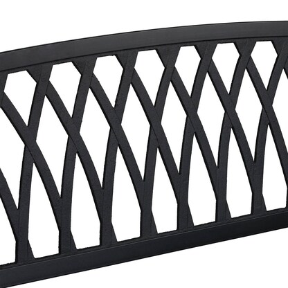 Artikelbild 7 für relaxdays Gartenbank 10030991_0 schwarz Metall 127,0 cm, Artikelnummer 767992