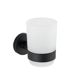 Artikelbild 1 für WENKO Zahnputzbecher Uno Bosio schwarz, matt, 1 St., Artikelnummer 806061