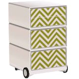 Artikelbild 1 für PAPERFLOW easyBox Vintage Rollcontainer weiß, bunt 60923 4 Auszüge 39,0 x 43,6 x 64,2 cm, Artikelnummer 215154