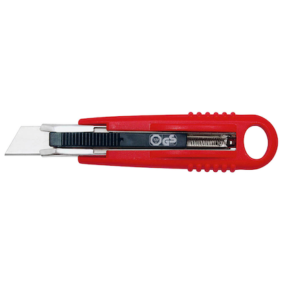 Artikelbild für WEDO Cuttermesser Safety Standard rot 18,0 mm, 1 St., Artikelnummer 554511