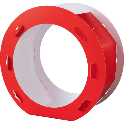 Artikelbild 7 für folia Bastelset Laternenrohling rund sortiert gelb/rot/grün/blau/schwarz, Artikelnummer 130908