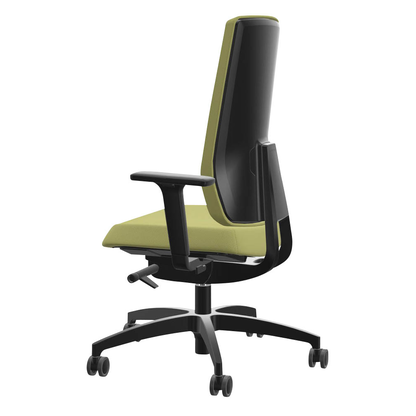Artikelbild 3 für Dauphin Bürostuhl Indeed operator Stoff grün, Gestell schwarz, Artikelnummer 125569