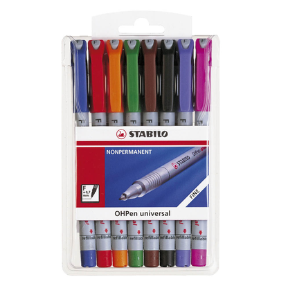 Artikelbild für STABILO OHPen Folienstifte-Set farbsortiert, 8 St., Artikelnummer 193294