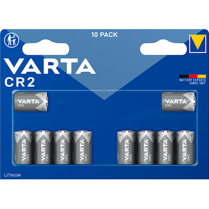 Artikelbild 2 für VARTA Batterien CR2 Lithium Fotobatterie 3,0 V, 10 St., Artikelnummer 308334