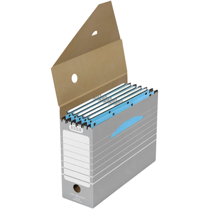 Artikelbild 3 für ELBA Archivboxen Tric grau/weiß 11,0 x 34,0 x 27,0 cm, 10 St., Artikelnummer 961831