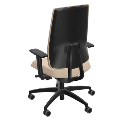 Artikelbild 3 für Dauphin Bürostuhl Indeed operator Stoff beige, Gestell schwarz, Artikelnummer 125589