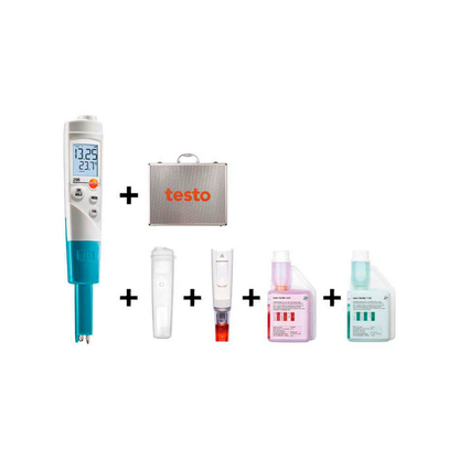 Artikelbild für testo 206-pH1 Starter-Set für Flüssigkeiten pH- und Temperatur-Messgerät weiß, Artikelnummer 428837