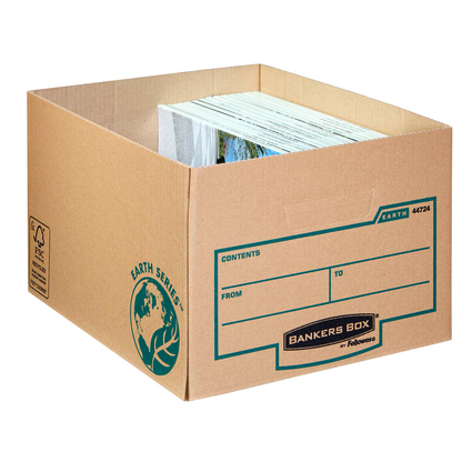 Artikelbild 4 für Bankers Box Archivboxen Bankers Box® Earth Series Budget Box braun 32,6 x 39,6 x 25,7 cm, 10 St., Artikelnummer 251266