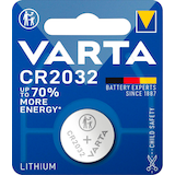 Artikelbild 1 für VARTA Knopfzelle CR2032 Lithium 3,0 V, 1 St., Artikelnummer 130286