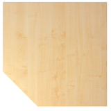 Artikelbild 1 für HAMMERBACHER Verbindungsplatte höhenverstellbar Haziender ahorn, silber Trapezform 120,0 x 80,0 x 65,5 - 82,5 cm, Artikelnummer 632822