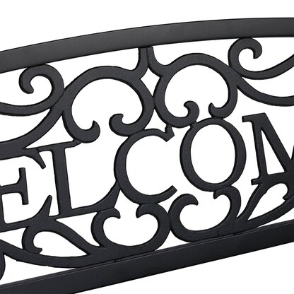 Artikelbild 6 für relaxdays Gartenbank 10030918_0 schwarz Metall 127,0 cm, Artikelnummer 767762