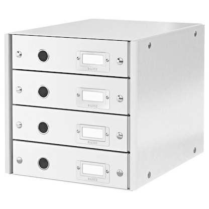 Artikelbild 2 für LEITZ Schubladenbox Click & Store weiß 60490001, DIN A4 mit 4 Schubladen, 1 St., Artikelnummer 682997