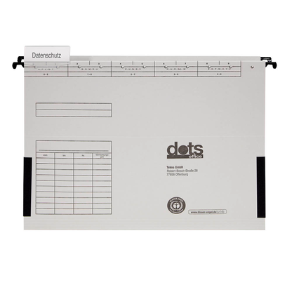 Artikelbild 3 für dots Hängetaschen lichtgrau, 25 St., Artikelnummer 538579