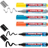 Artikelbild 1 für edding 385/380/383 Flipchart-Marker farbsortiert 1,0 - 5,0 mm, 6 St., Artikelnummer 530513