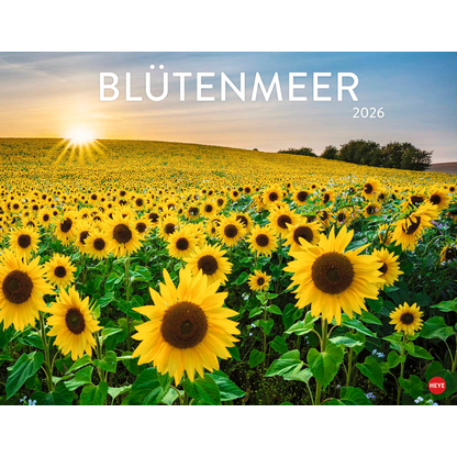 Artikelbild für Heye Monats-Wandkalender Blütenmeer 2026, 1 St., Artikelnummer 551159