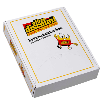 Artikelbild 3 für office discount Lieferscheintaschen Kunststoff DIN C5 250 St., Artikelnummer 624700