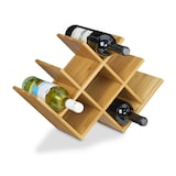 Artikelbild 1 für relaxdays Weinregal braun 47,0 x 16,5 x 31,5 cm, 1 St., Artikelnummer 519171