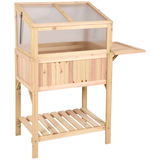 Artikelbild 1 für Garden Pleasure Hochbeet Holz natur, transparent rechteckig 102,5 x 120,0 cm, 1 St., Artikelnummer 796419