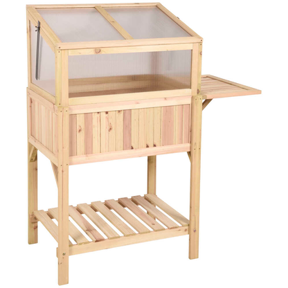 Artikelbild für Garden Pleasure Hochbeet Holz natur, transparent rechteckig 102,5 x 120,0 cm, 1 St., Artikelnummer 796419