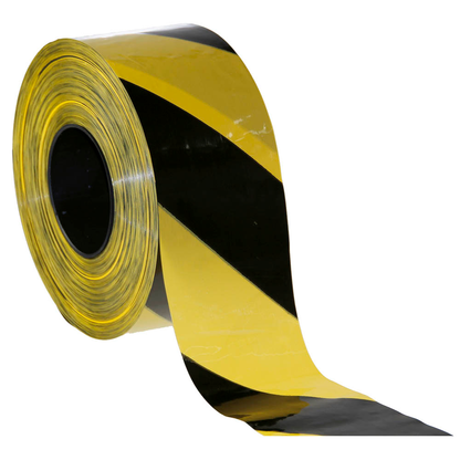 Artikelbild für Absperrband gelb, schwarz 80,0 mm x 500,0 m, Artikelnummer 306837