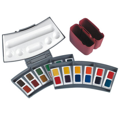 Artikelbild für Pelikan 725D/12 Wasserfarbkasten 24 Farben, Artikelnummer 601296