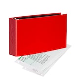 Artikelbild 1 für VELOFLEX VELOCOLOR® Classic Bankringbuch 2-Ringe hellrot 4,5 cm DIN A6 quer, 1 St., Artikelnummer 794859