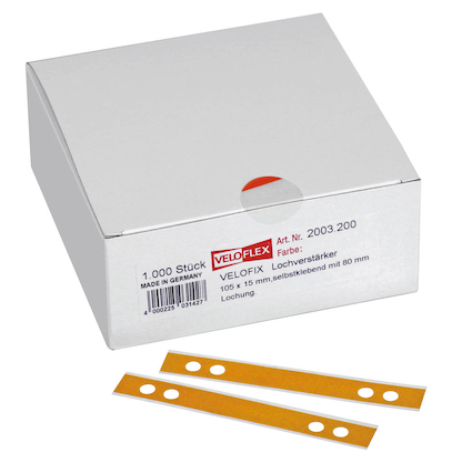 Artikelbild für VELOFLEX Lochverstärker VELOFIX® glasklar, 1.000 St., Artikelnummer 351587