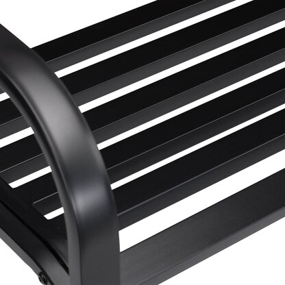Artikelbild 5 für relaxdays Gartenbank 10030918_0 schwarz Metall 127,0 cm, Artikelnummer 767762