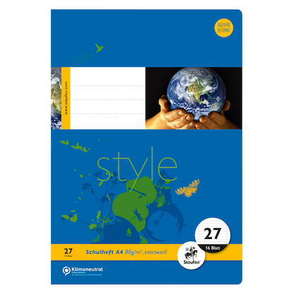 Artikelbild 2 für Staufen® Schulhefte Lineatur 27 liniert DIN A4 Innen- und Außenrand, 16 Blatt, 10 St., Artikelnummer 717736