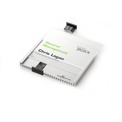 Artikelbild 5 für DURABLE Türschild INFO SIGN Metall silber DIN A6 quer, 1 St., Artikelnummer 573139