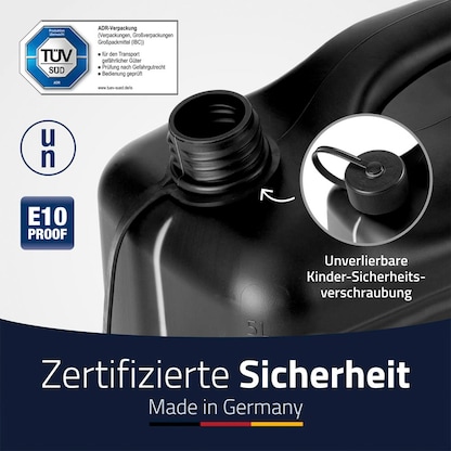 Artikelbild 5 für hünersdorff Benzinkanister 5,0 l, 1 St., Artikelnummer 677783