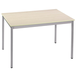 Artikelbild 1 für SODEMATUB Mehrzwecktisch ahorn, alu rechteckig, Vierkantrohr alu, 120,0 x 80,0 x 74,0 cm, Artikelnummer 969519