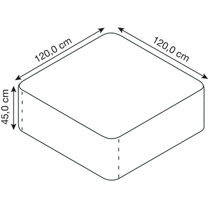 Artikelbild 2 für viasit 5-Sitzer Sitzinsel Coloq grün Stoff 120,0 x 120,0 x 45,0 cm, 1 St., Artikelnummer 176592