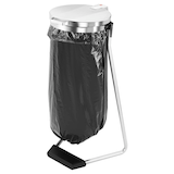 Artikelbild 1 für Hailo ProfiLine MSS Design XXXL Müllsackständer 120,0 l silber, 1 St., Artikelnummer 552303