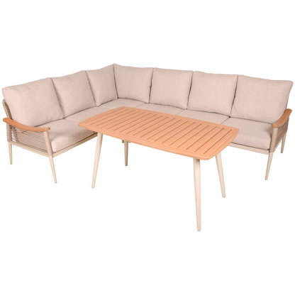 Artikelbild für Garden Pleasure Loungegruppe TULUM, beige Metall, Artikelnummer 796098
