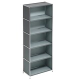 Artikelbild 1 für viasit Aktenregal System4 anthrazit 77,9 x 40,4 x 193,2 cm, 1 St., Artikelnummer 135710