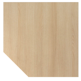 Artikelbild 1 für HAMMERBACHER Verbindungsplatte höhenverstellbar HT12 eiche, silber Trapezform 120,0 x 80,0 x 68,5 - 76,0 cm, Artikelnummer 867693