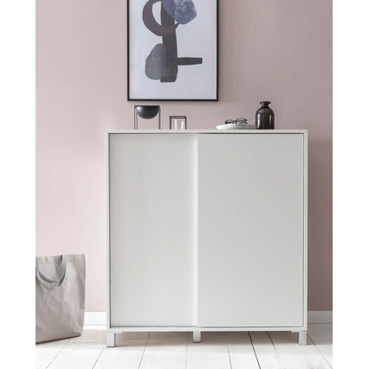 Artikelbild 6 für WOHNLING Schuhschrank, WL5.712 weiß 4 Fachböden 100,0 x 37,5 x 108,0 cm, Artikelnummer 907323