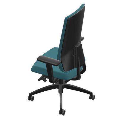 Artikelbild 2 für Dauphin Bürostuhl Indeed operator Stoff grün, Gestell schwarz, Artikelnummer 124986