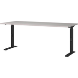 Artikelbild 1 für GERMANIA Bedano höhenverstellbarer Schreibtisch kaschmir rechteckig, C-Fuß-Gestell schwarz 180,0 x 80,0 cm, Artikelnummer 389187